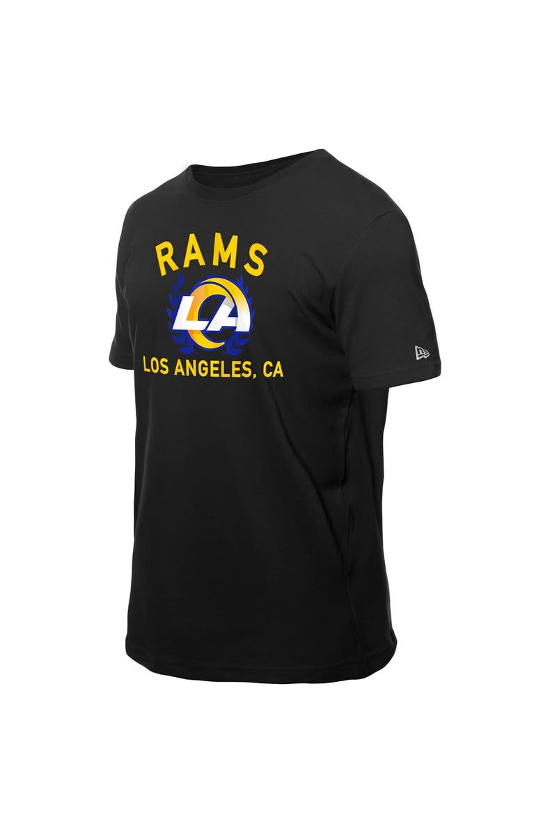 New Era Men's New Era Black Los Angeles Rams 2025 NFL Draft T-Shirt, Alternate, color, Black