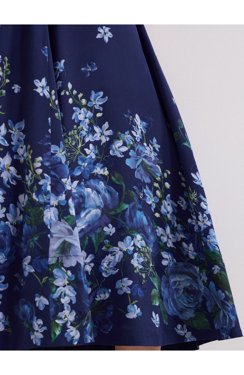 Phase Eight Maeve Floral Skirt, Alternate, color, Navy