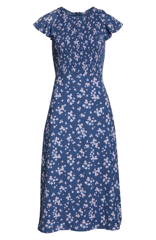 Ali & Jay Casa Del Mar Smocked Floral Midi Dress