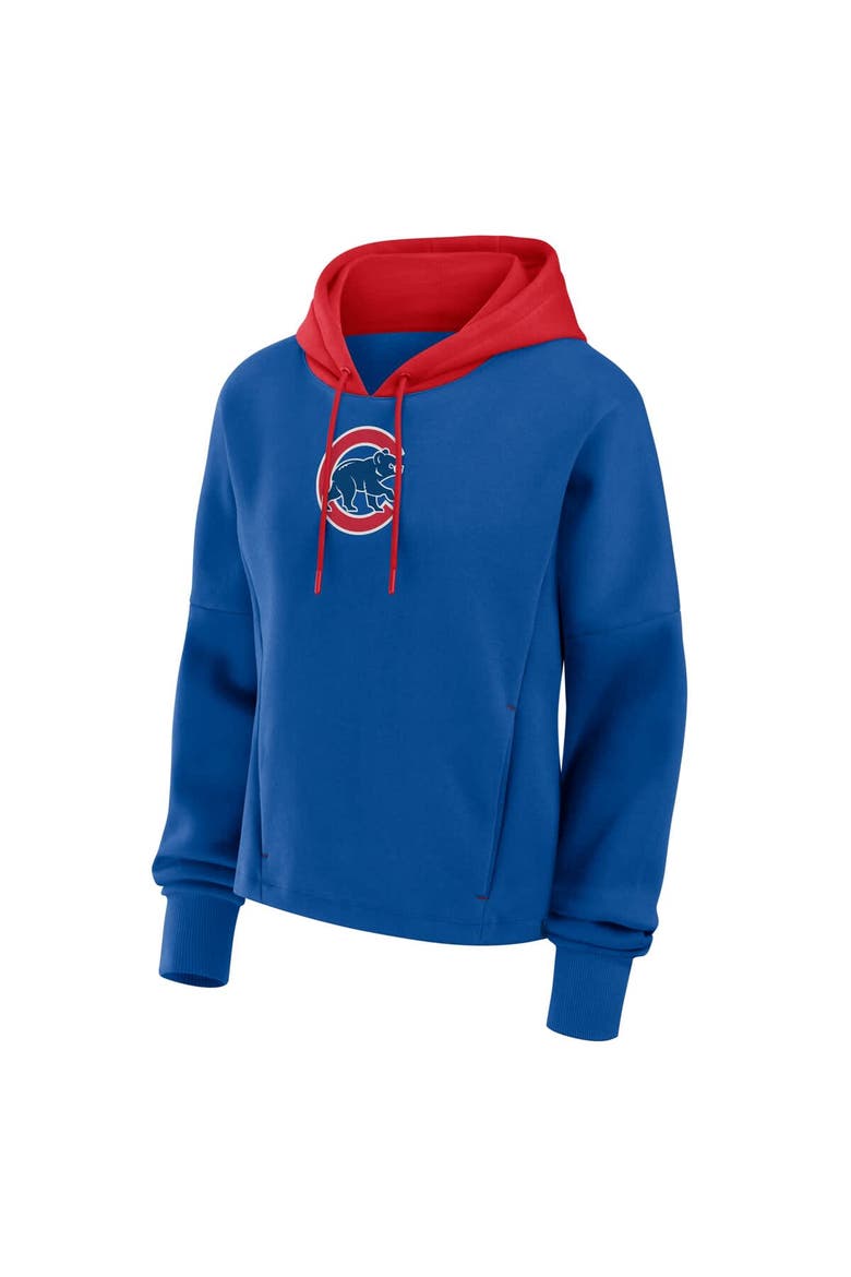 Women's Fanatics Royal Chicago Cubs Oversized Legacy Favorite Spectator Pullover Hoodie, Alternate, color, Royal
