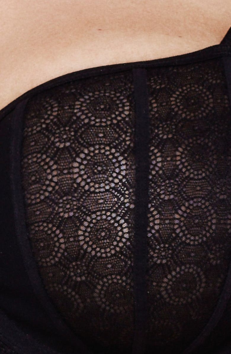 Ashley Graham Underwire Balconette Bra, Alternate, color,