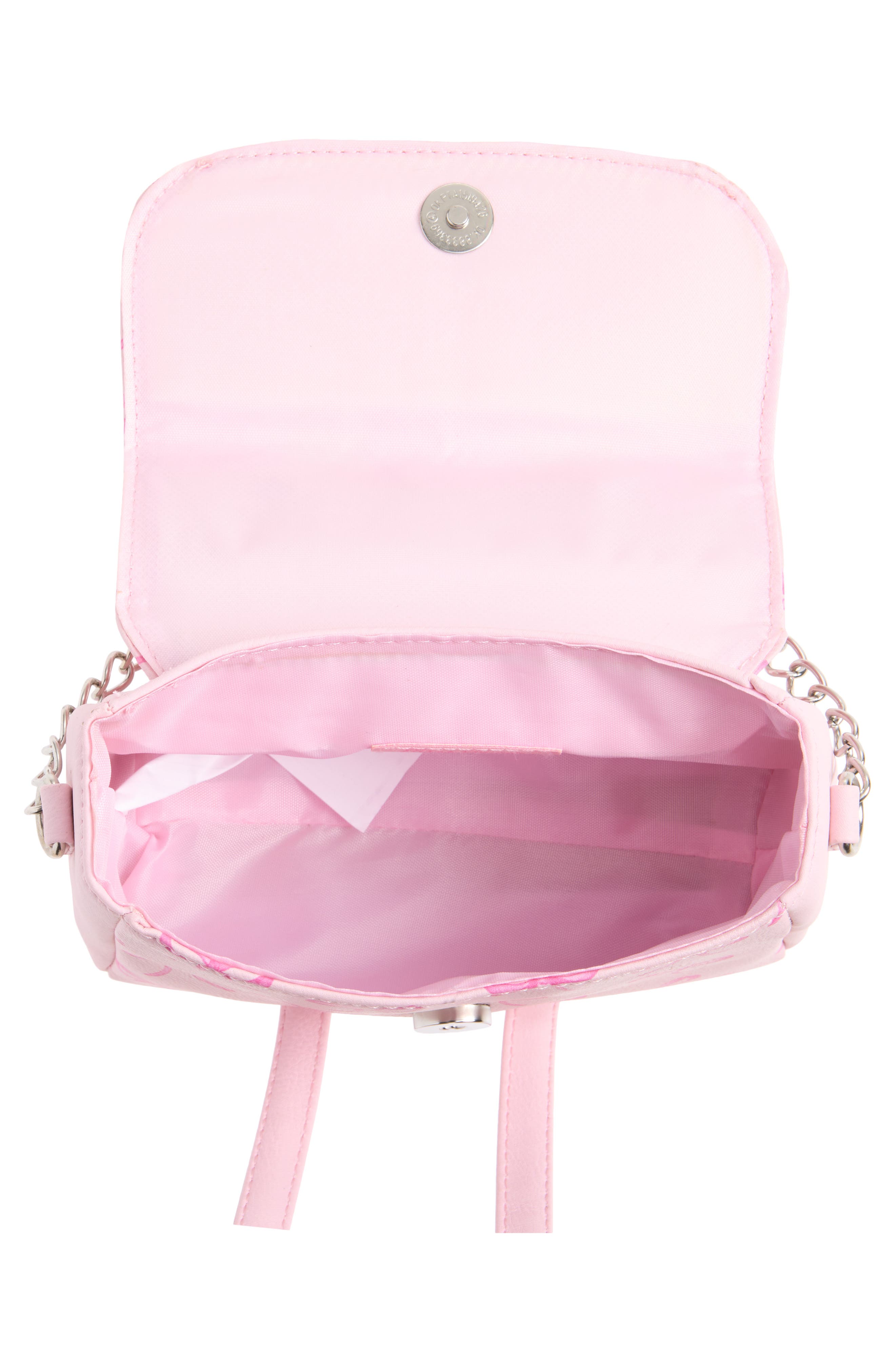 OMG Accessories Beaded Top Handle Bow Satchel, Alternate, color, Lollipop