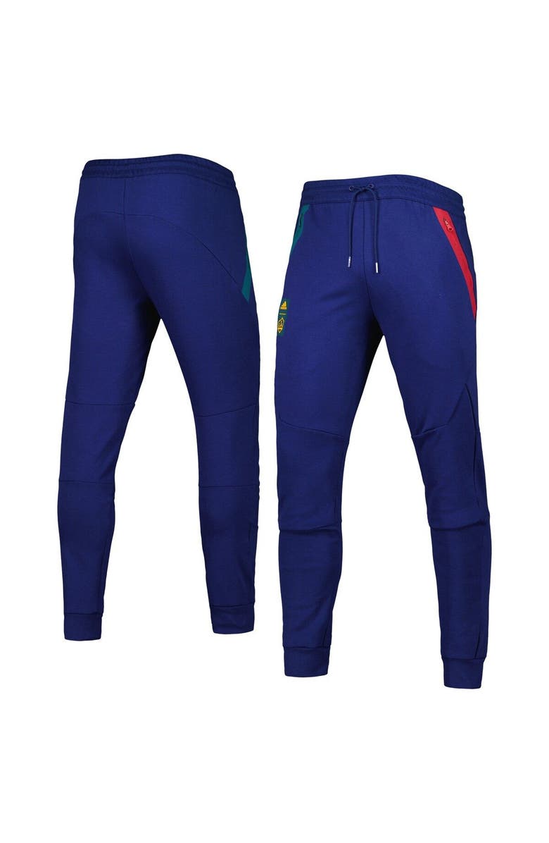 adidas Men's adidas Navy LA Galaxy 2023 Player Club Travel Pants, Main, color, Navy