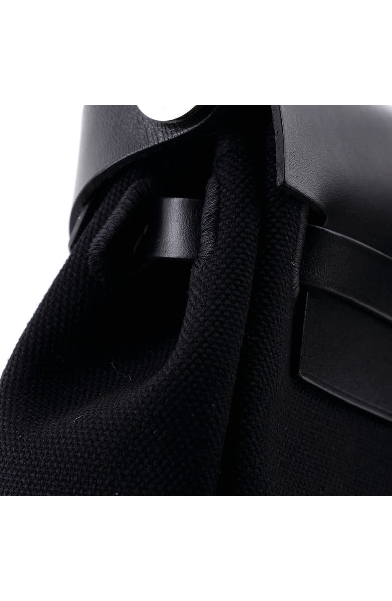 Pre-Owned Hermes Herbag Zip Toile and Leather 20, Alternate, color, Noir