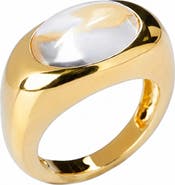 ARGENTO VIVO Clear Cabochon Ring