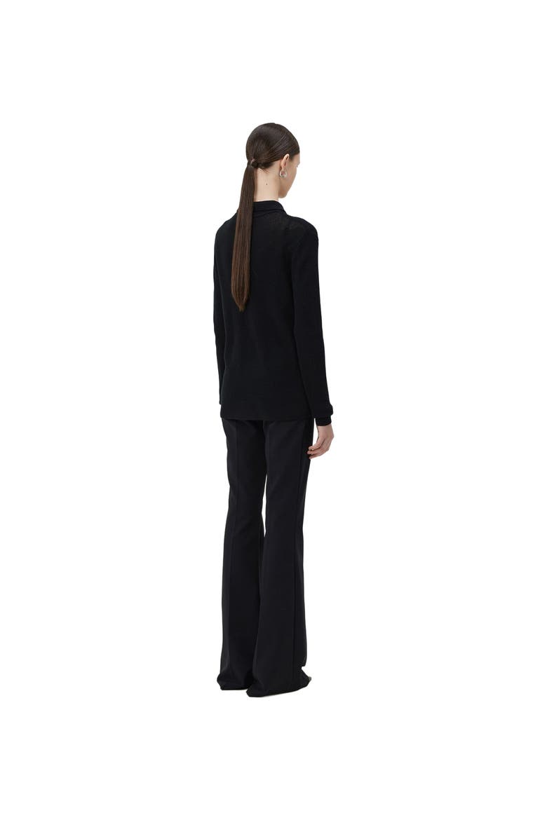 Women's Cashmere Polo, Alternate, color, black