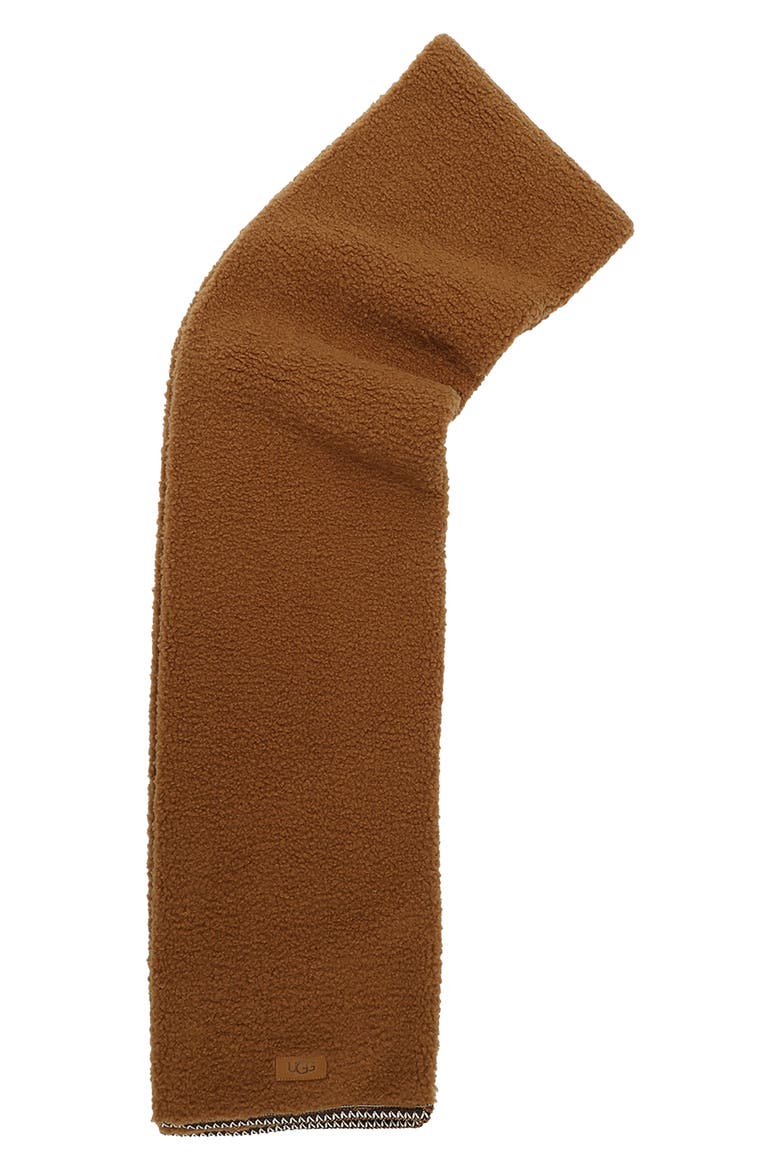 UGGbraid Scarf, Alternate, color, LIGHT CHESTNUT