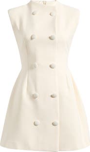 Odd Muse Button Sleeveless Minidress
