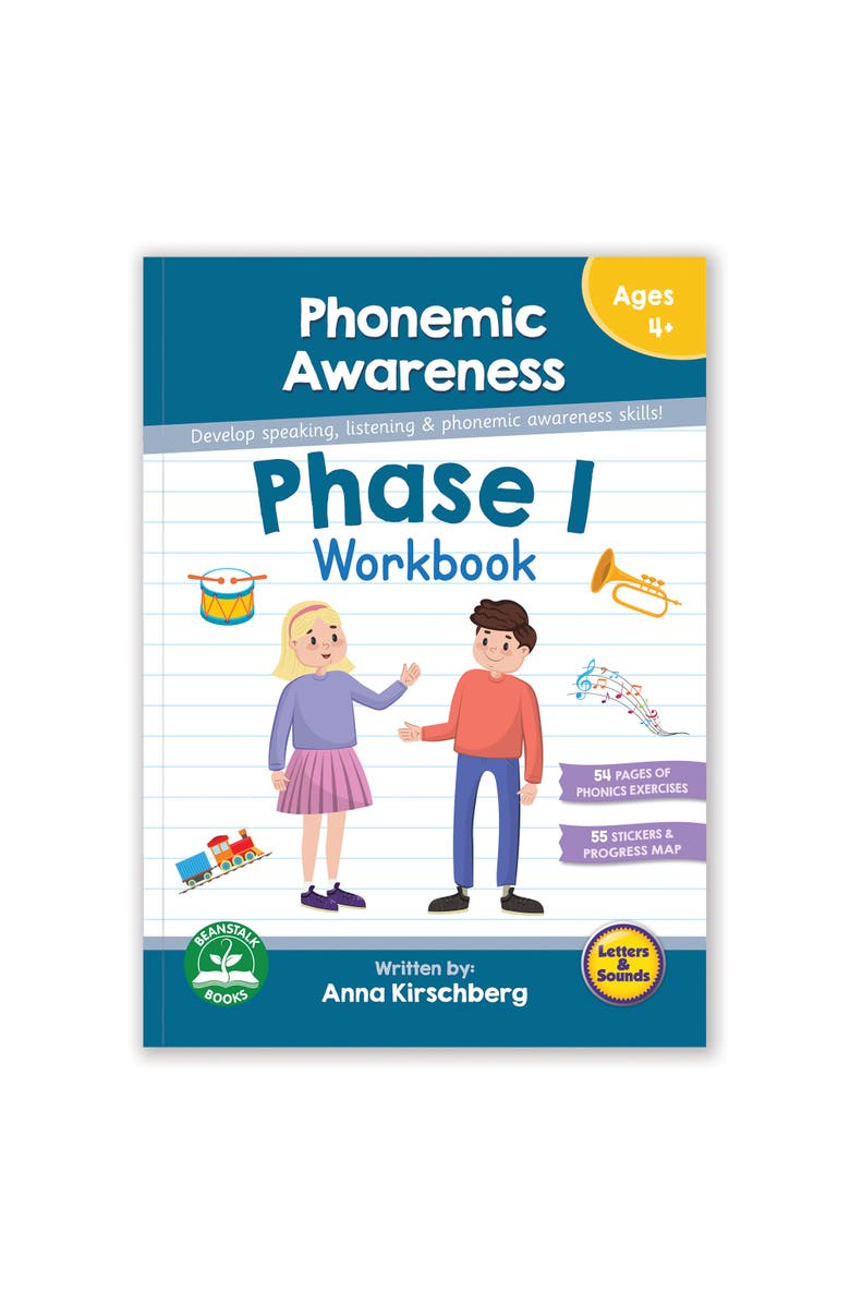 Junior Learning Phase 1 Phonemic Awareness Workbookspeaking & Listening Skills, Main, color, Multicolored