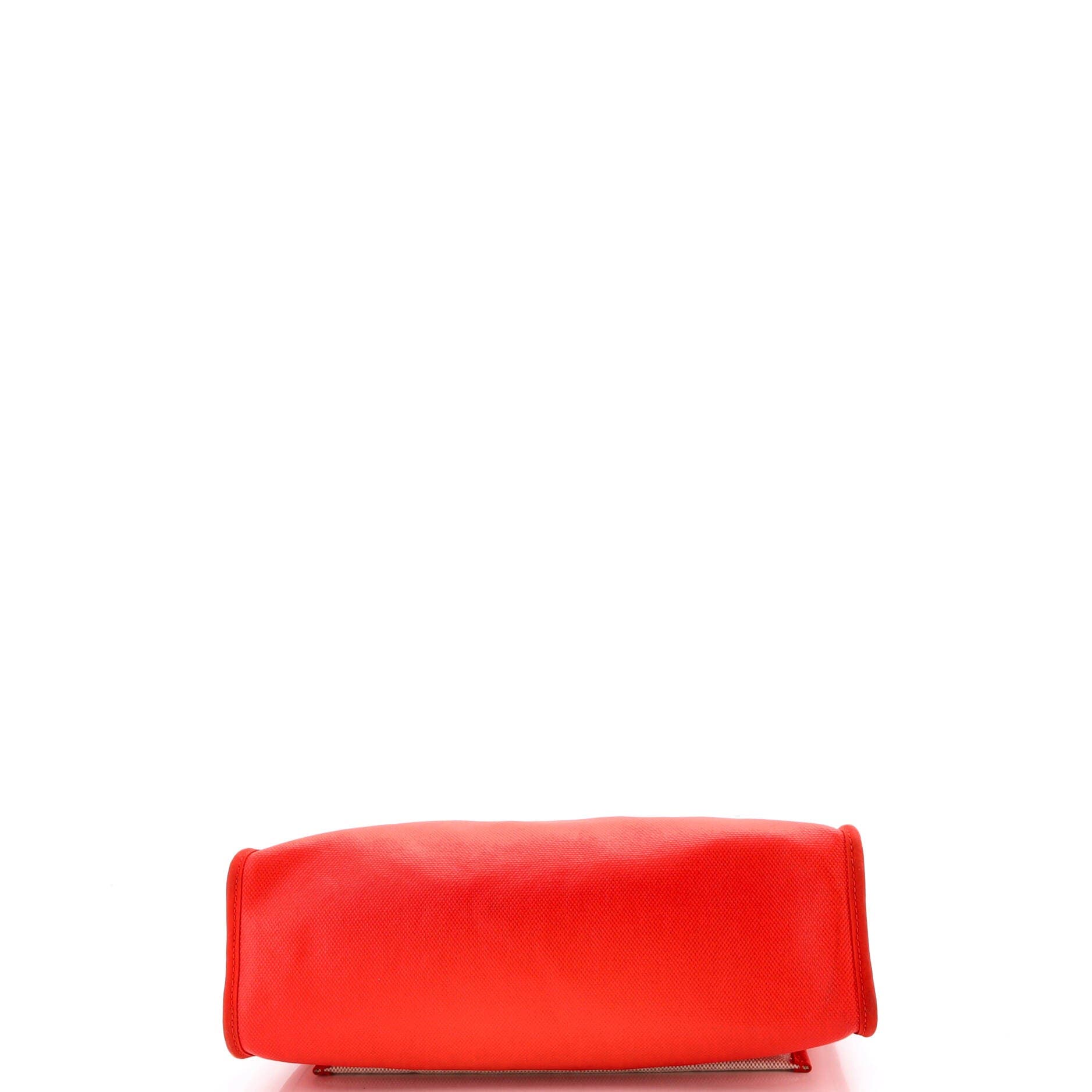 Herbag Zip Berline Vache Canvas and Leather 31, Alternate, color, Red