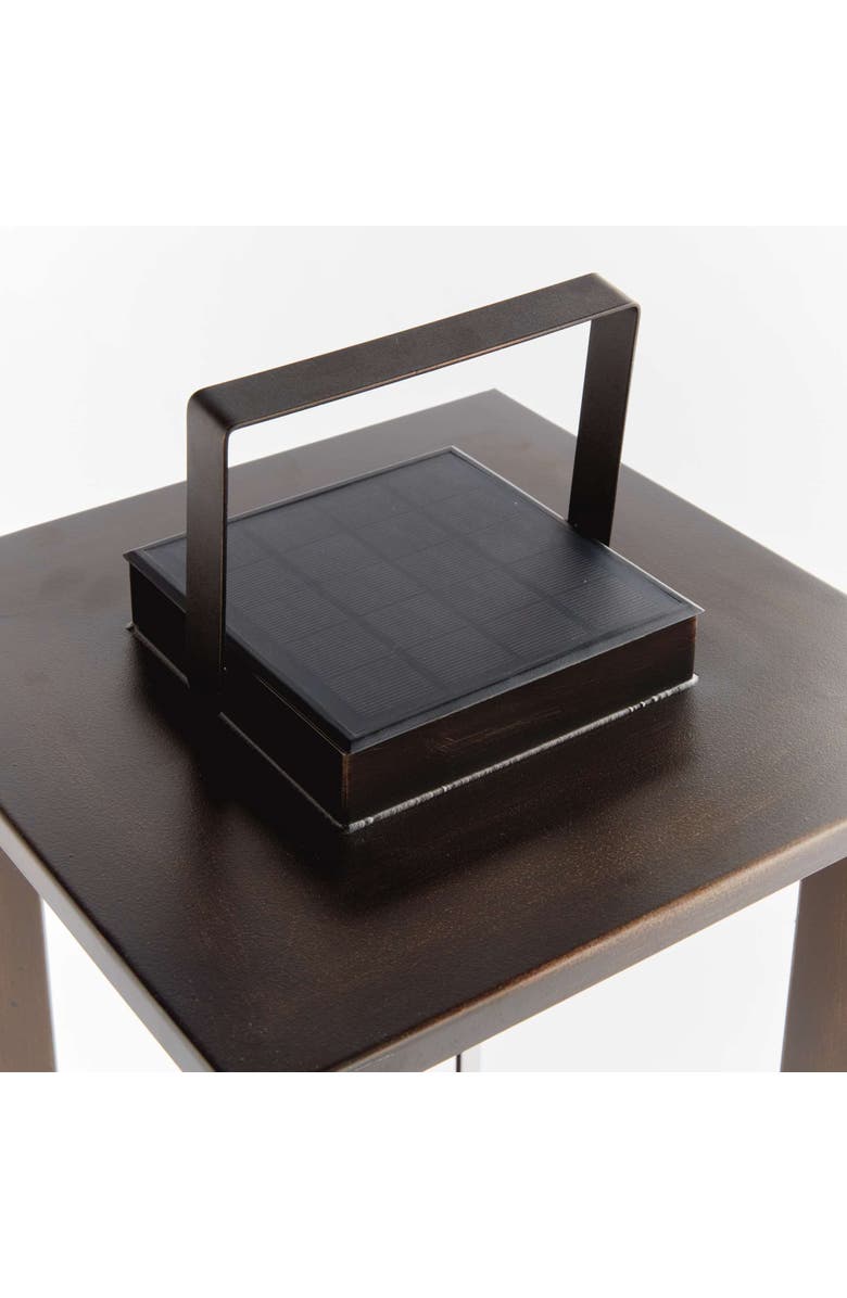 Napa Home & Garden Hanley Solar Led Lantern 18", Alternate, color, Brown