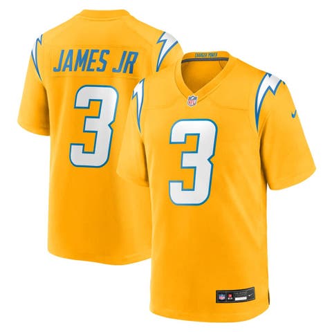 Men's Nike Derwin James Jr. Gold Los Angeles Chargers Alternate Charger Power Game Player Jersey