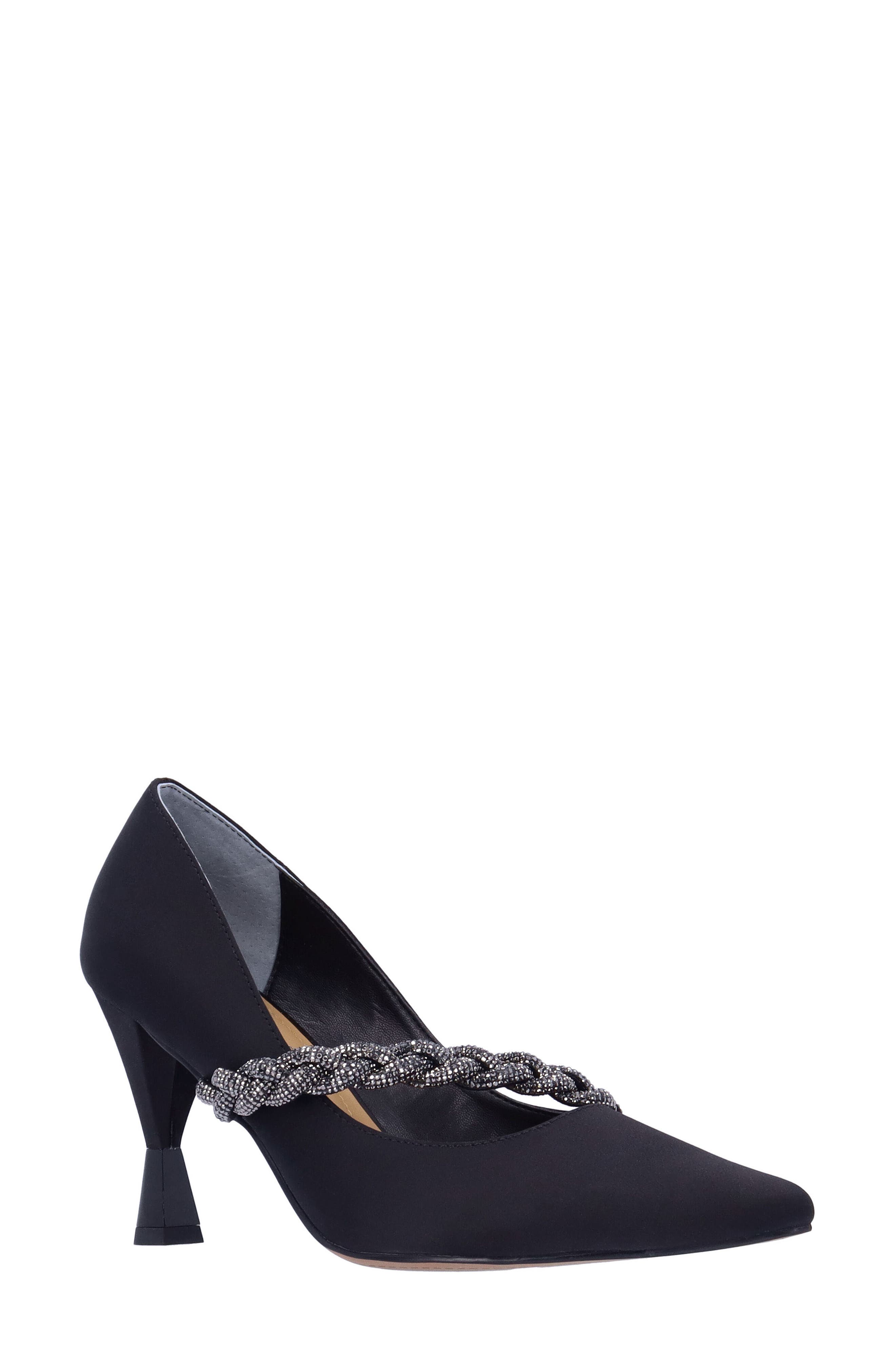 J. Reneé Nyomee Pointed Toe Pump, Main, color, Black