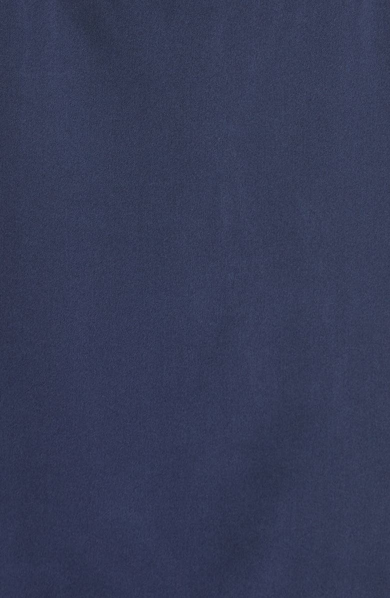 Lunya Washable Silk Button-Up Short Pajamas, Alternate, color, Deep Blue