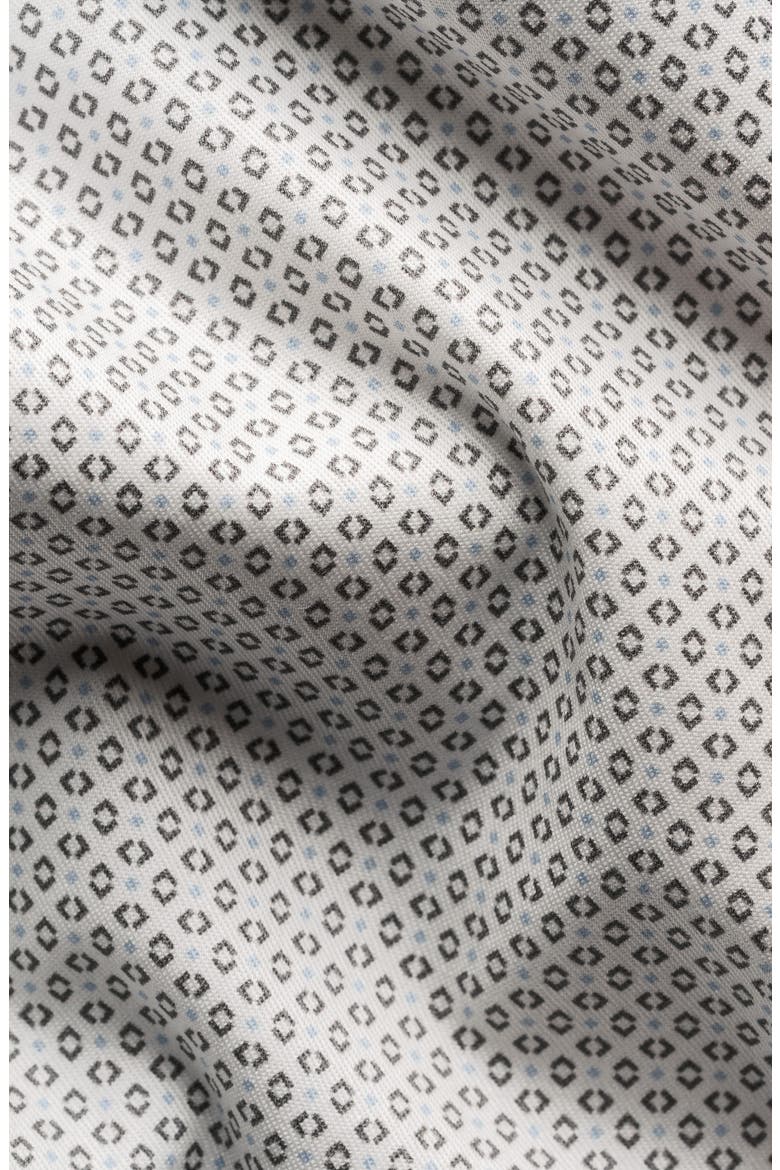 Slim Fit Geometric Print Dress Shirt, Alternate, color, LIGHT GREY