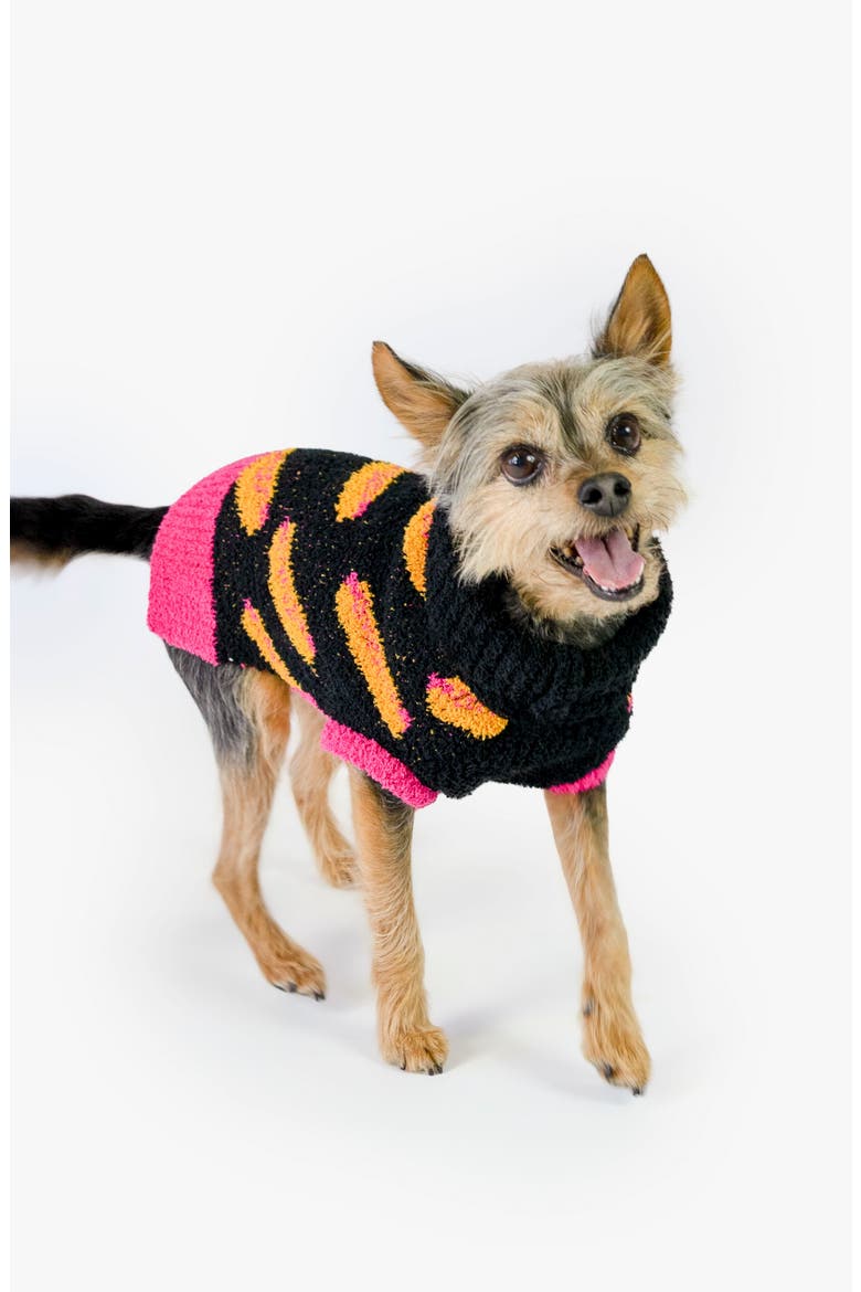 Hot Doggie Turtleneck Pet Sweater, Alternate, color, BLACK