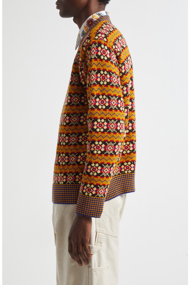 Bracken Sweater, Alternate, color, BROWN MULTICOLOR