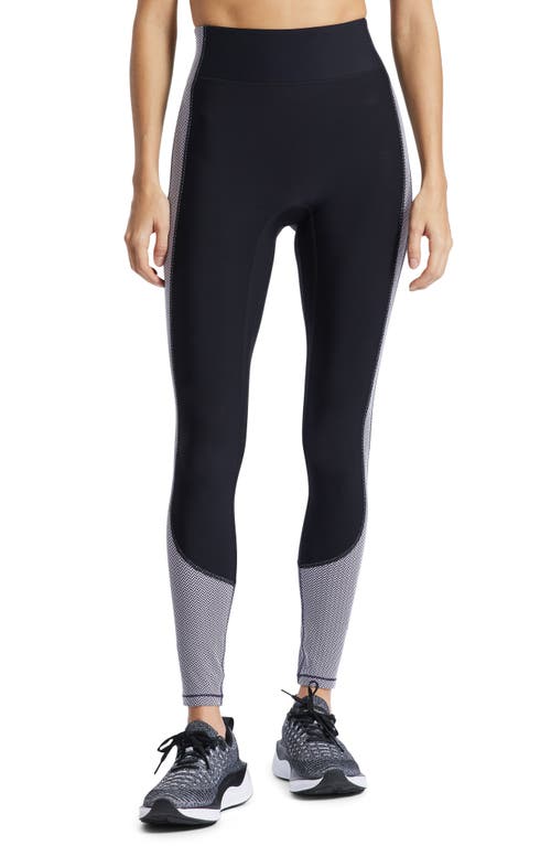 BANDIER Center Stage Print Pro Leggings in Black/White Herringbone 