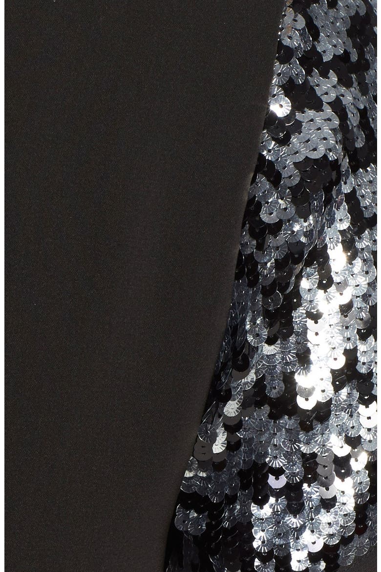 Sequin Top, Alternate, color, BLACK