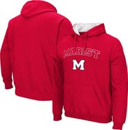 COLOSSEUM Men's Colosseum Red Marist Red Foxes Arch & Logo 3.0 Pullover Hoodie