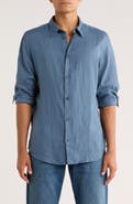 NN07 Enzo Linen Button-Up Shirt