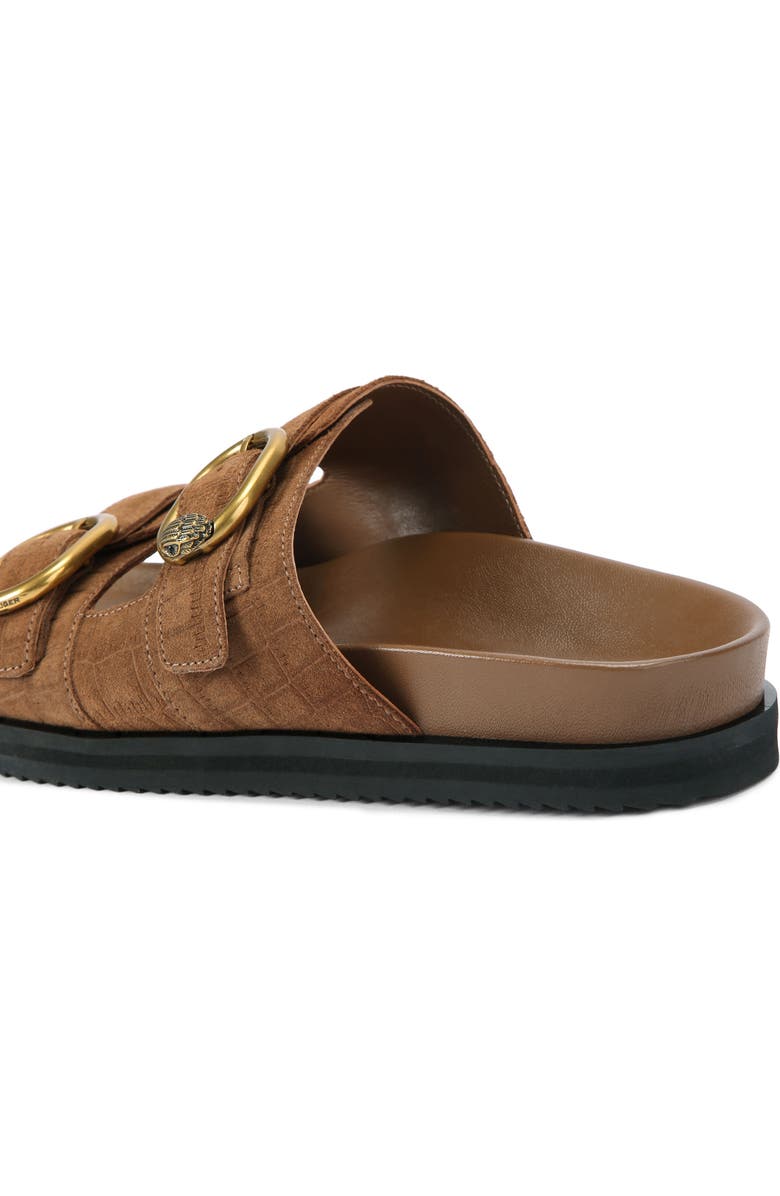 Kurt Geiger London Bancroft Buckle Strap Slide Sandal, Alternate, color, Light/ Pastel Brown