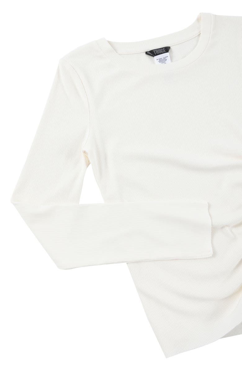 Truce Kids' Side Ruched Long Sleeve Top, Alternate, color,