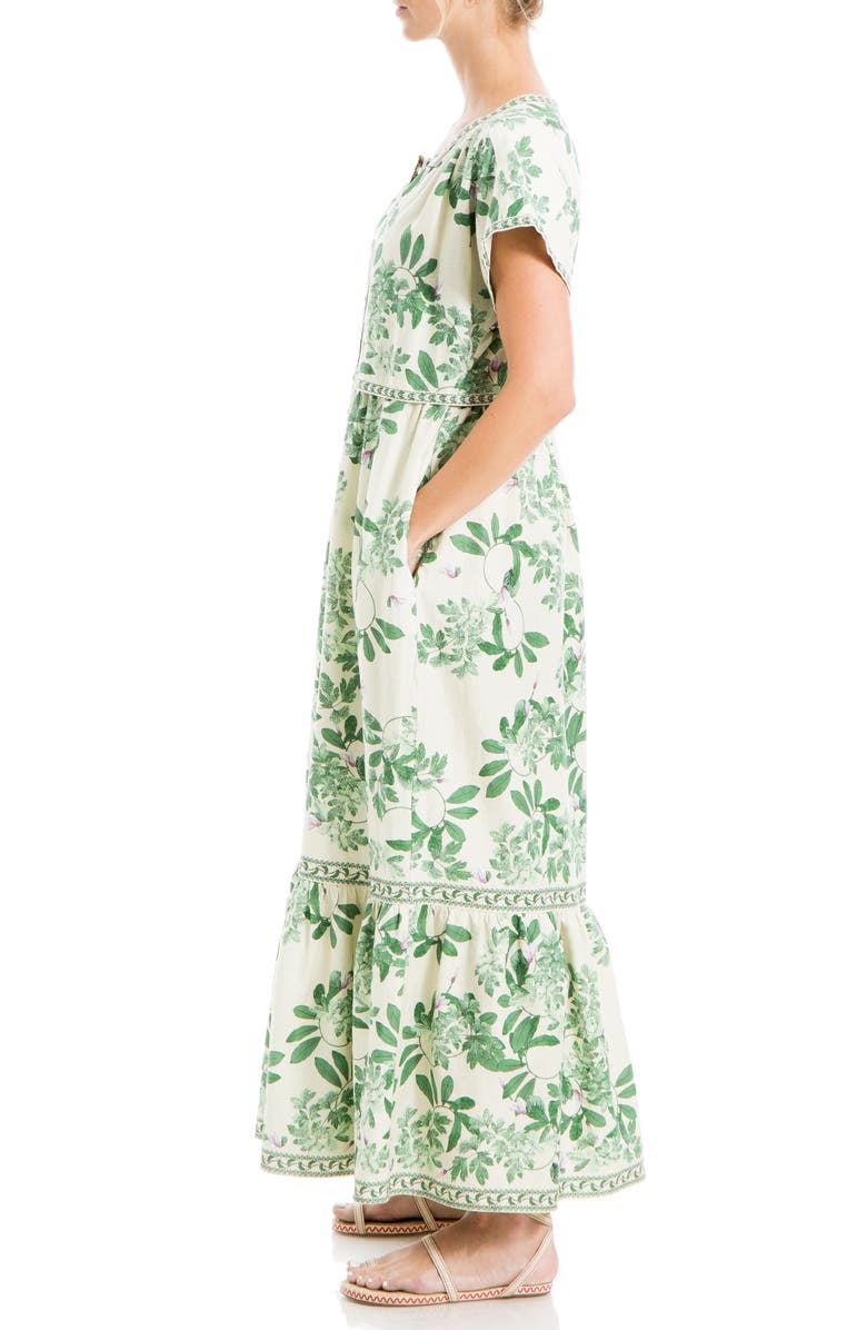 MAX STUDIO Tiered Maxi Dress, Alternate, color, 