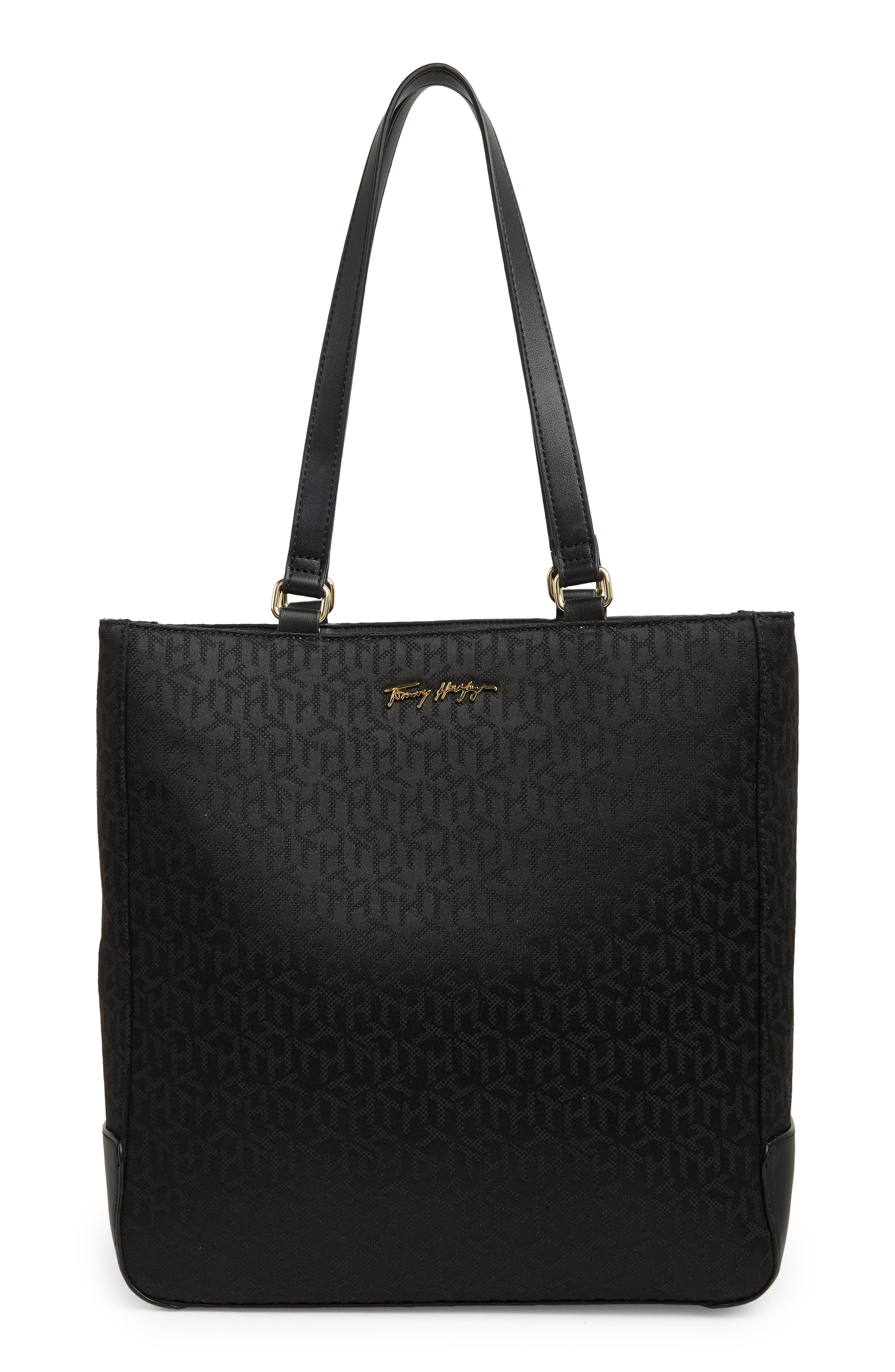 Tommy Hilfiger Sutton Jacquard Tote Bag, Main, color, 