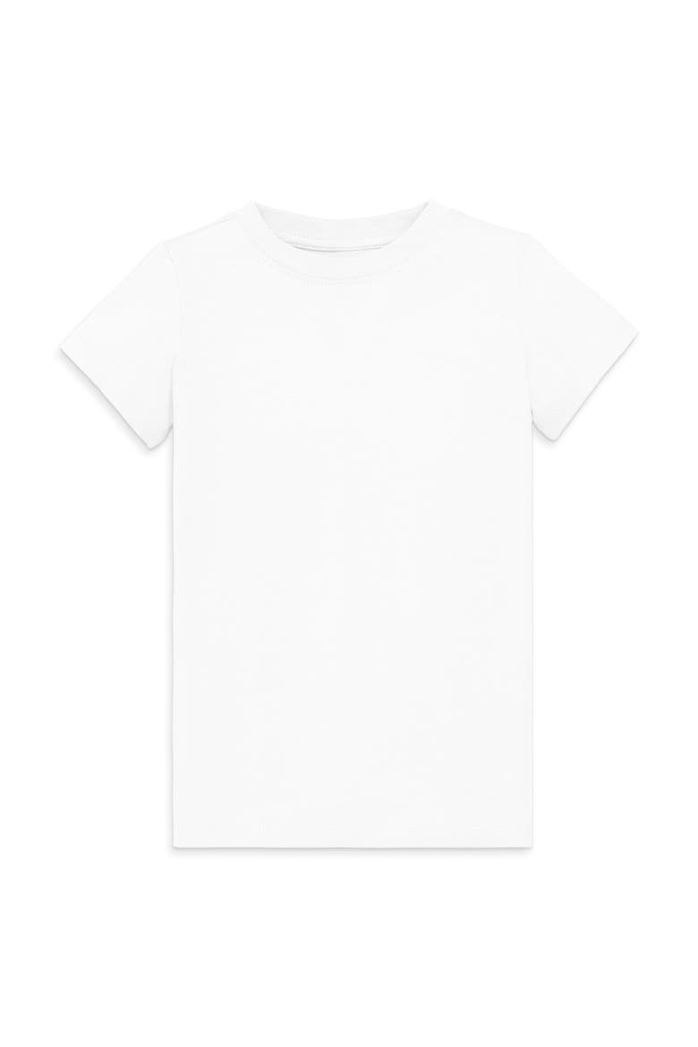 Kids Short Sleeve Slim Tee, Main, color, White