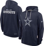 Nike Men's Nike Navy Dallas Cowboys Sideline Initial Home Performance Pullover Hoodie