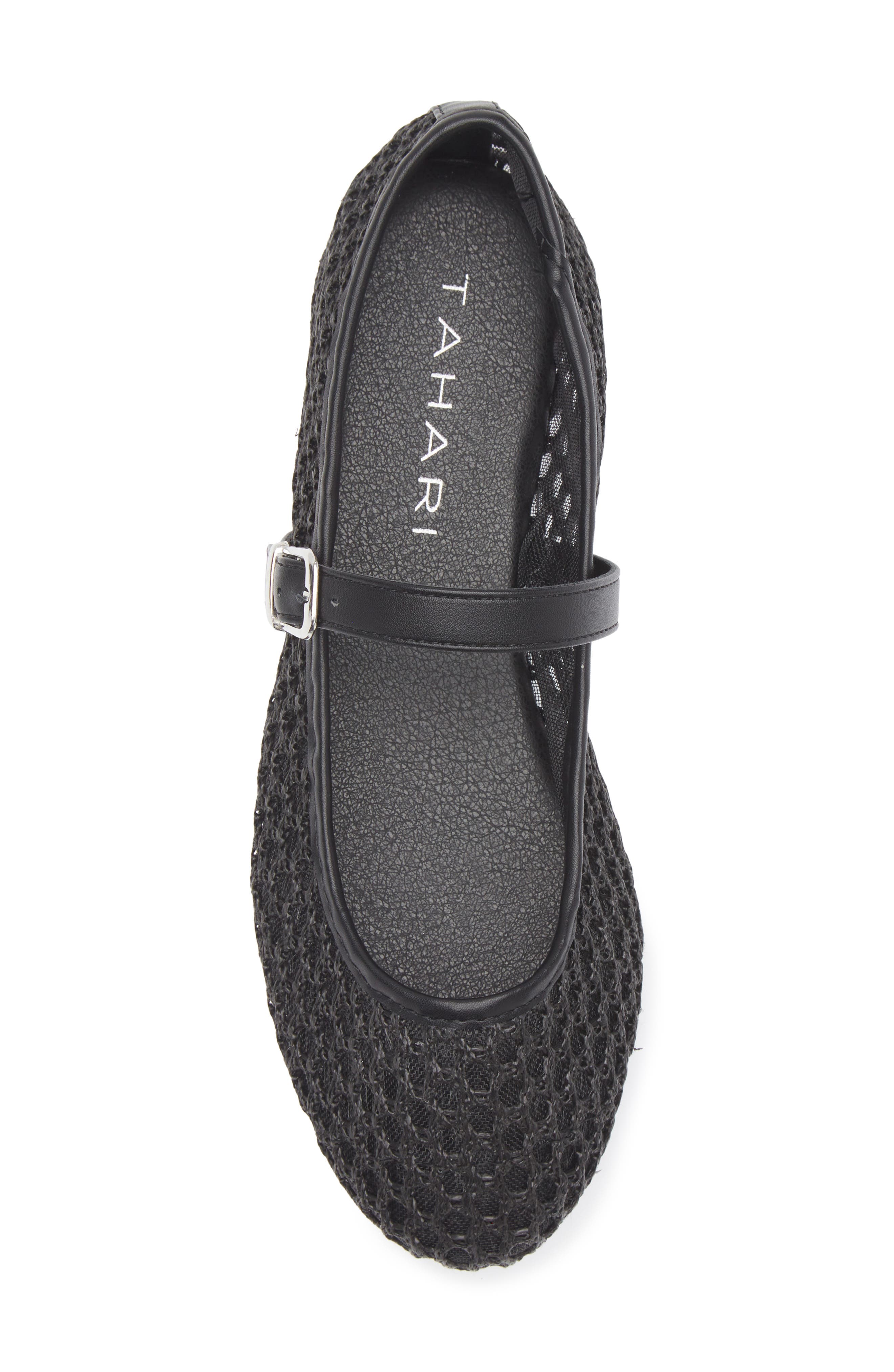Tahari Open Weave Mary Jane Flat, Alternate, color, 