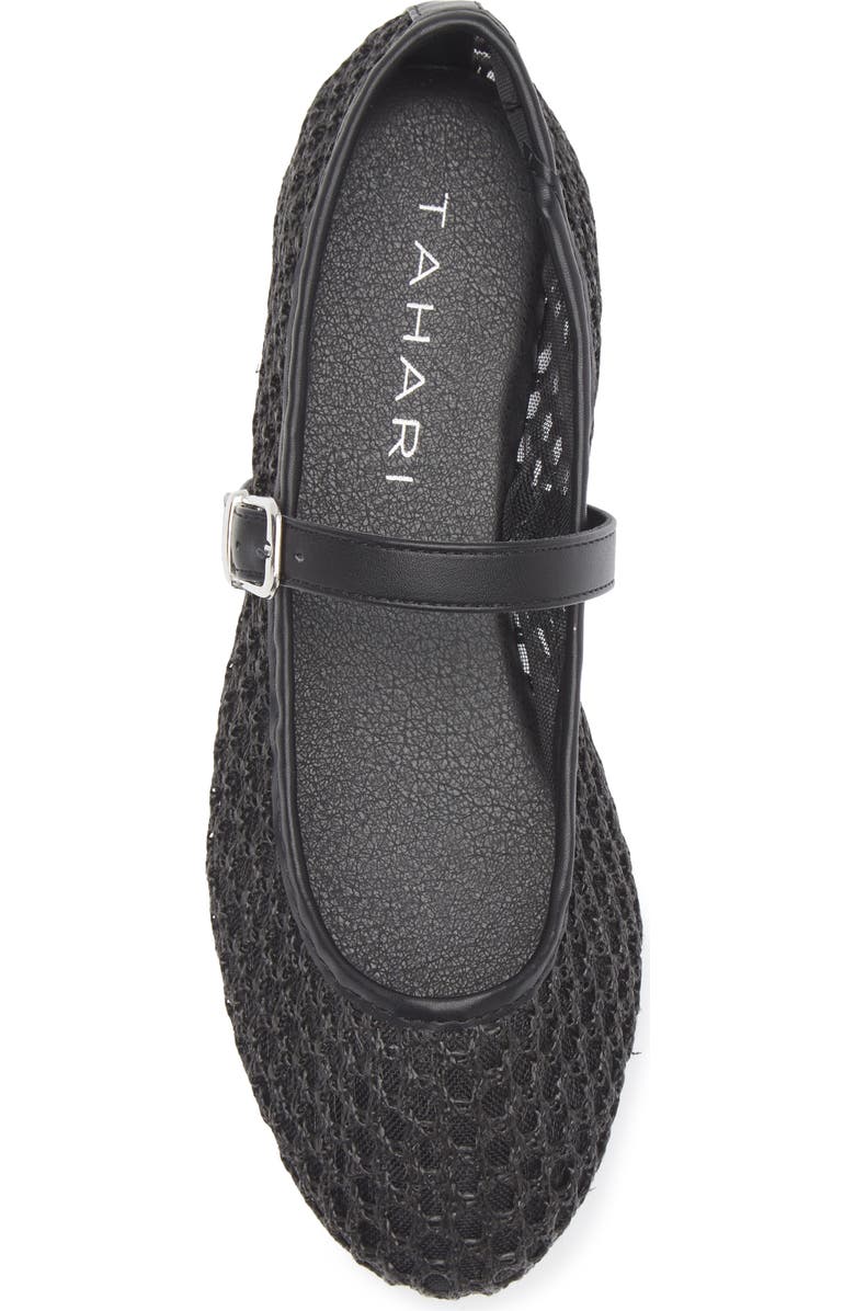 Tahari Open Weave Mary Jane Flat, Alternate, color,