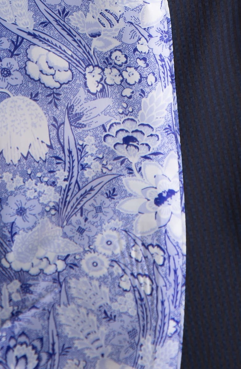 TailorByrd Textured Stripe Seersucker Sport Coat, Alternate, color, Navy