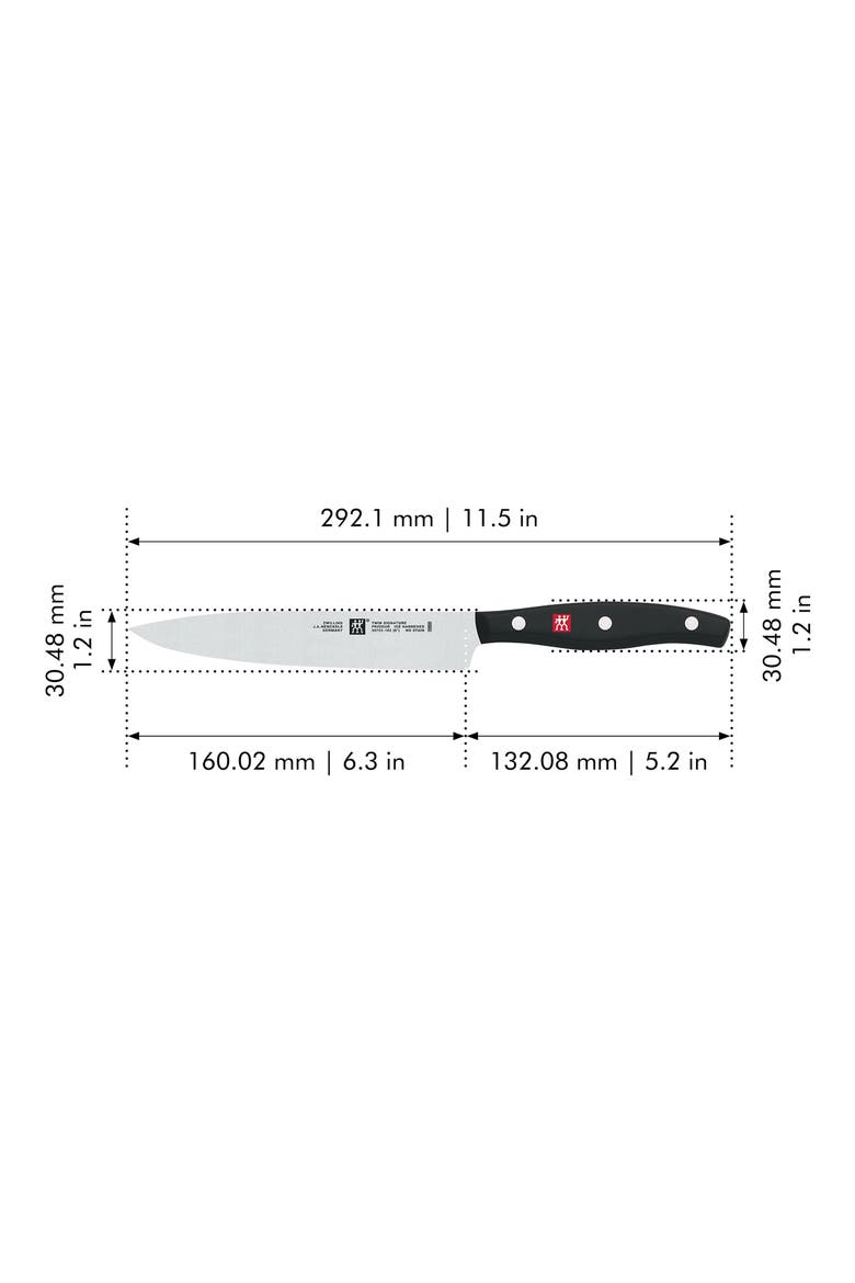 TWIN Signature 6-Inch Utility Knife, Alternate, color, SILVER