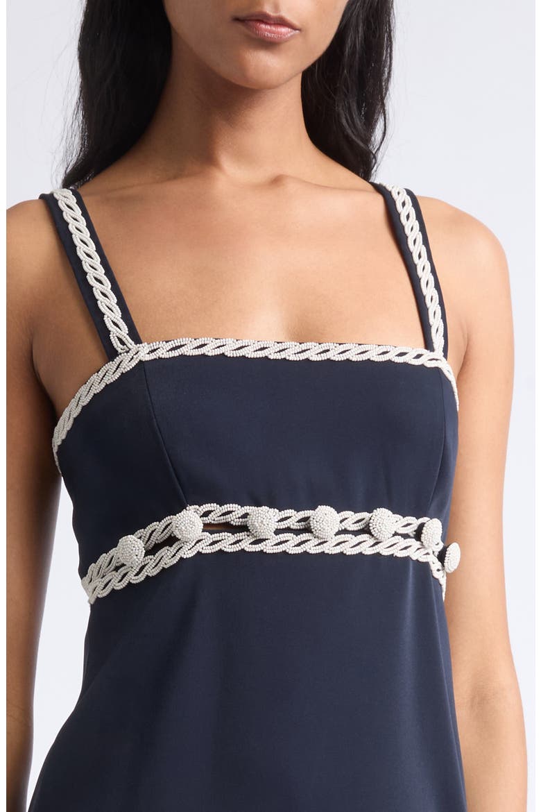 Lunette Minidress, Alternate, color, NAVY
