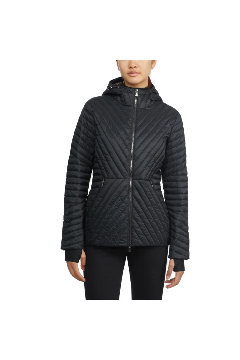Nikola Lightweight Packable Puffer Jacket, Main, color, Black