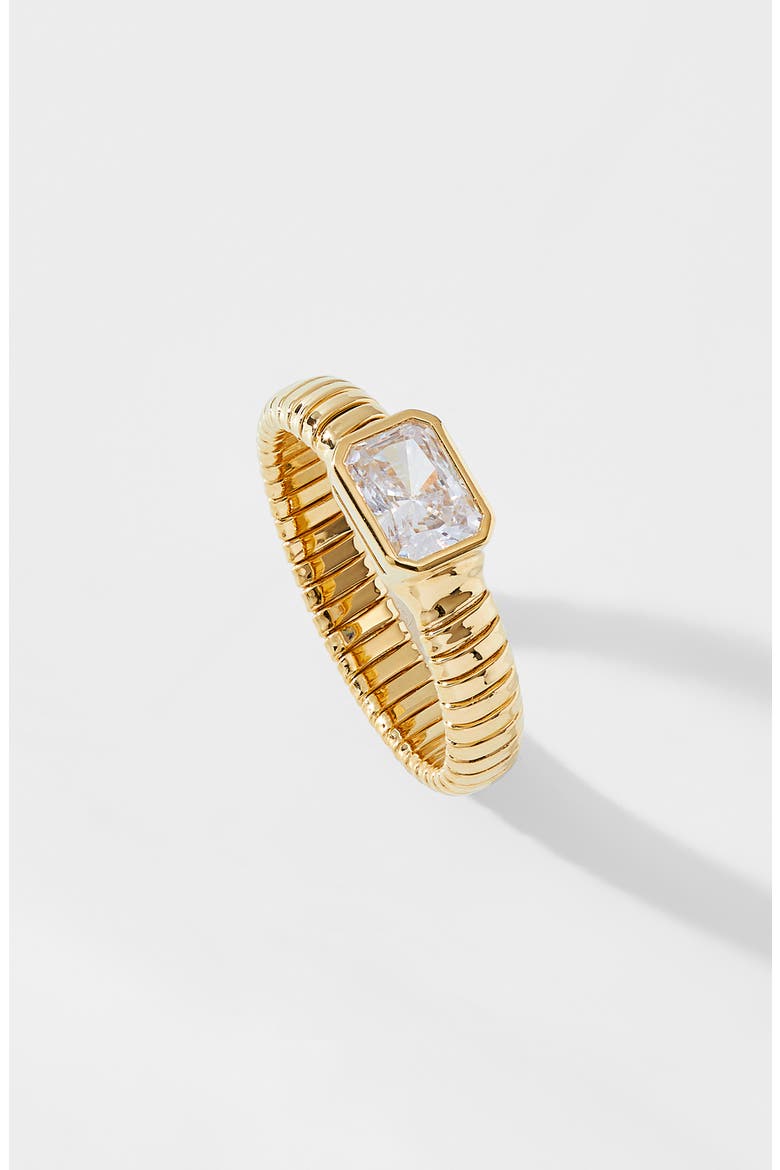 Omega Flex Ring, Alternate, color, GOLD
