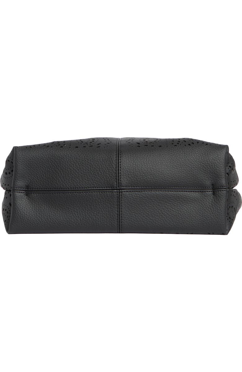 Melie Bianco Farrow Tote Bag with Pouch, Alternate, color, Black