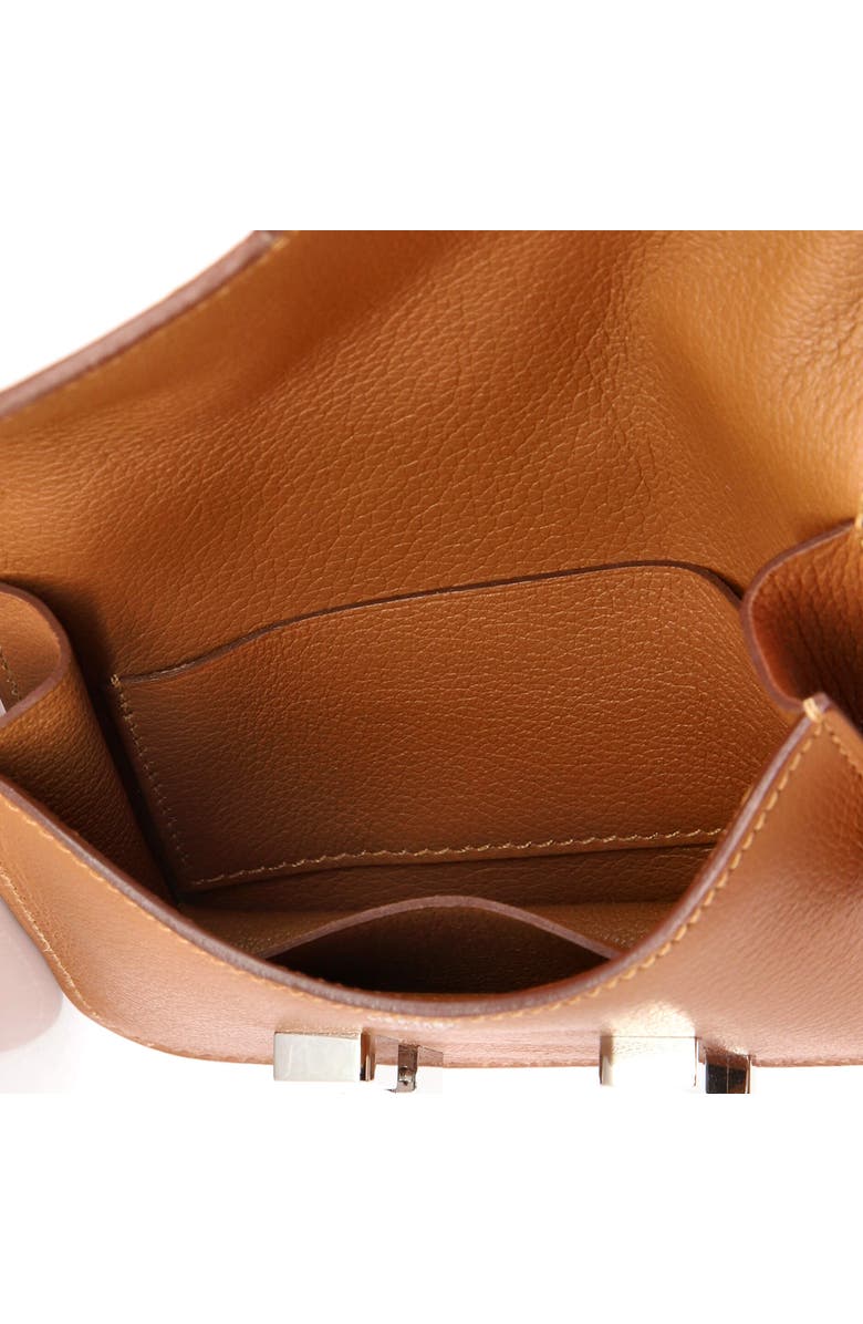 Pre-Owned Hermes Constance Slim Wallet Evercolor, Alternate, color, Quebracho