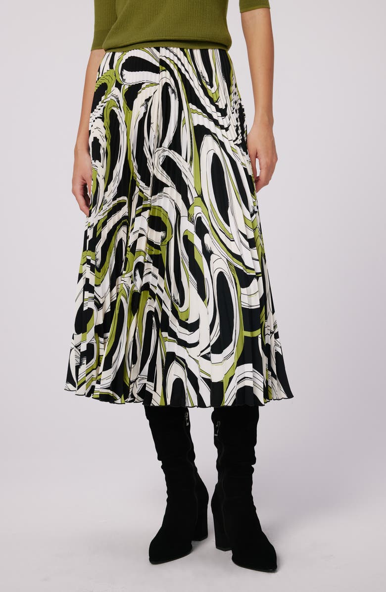 DVF Mycola Pleat Skirt, Main, color, 