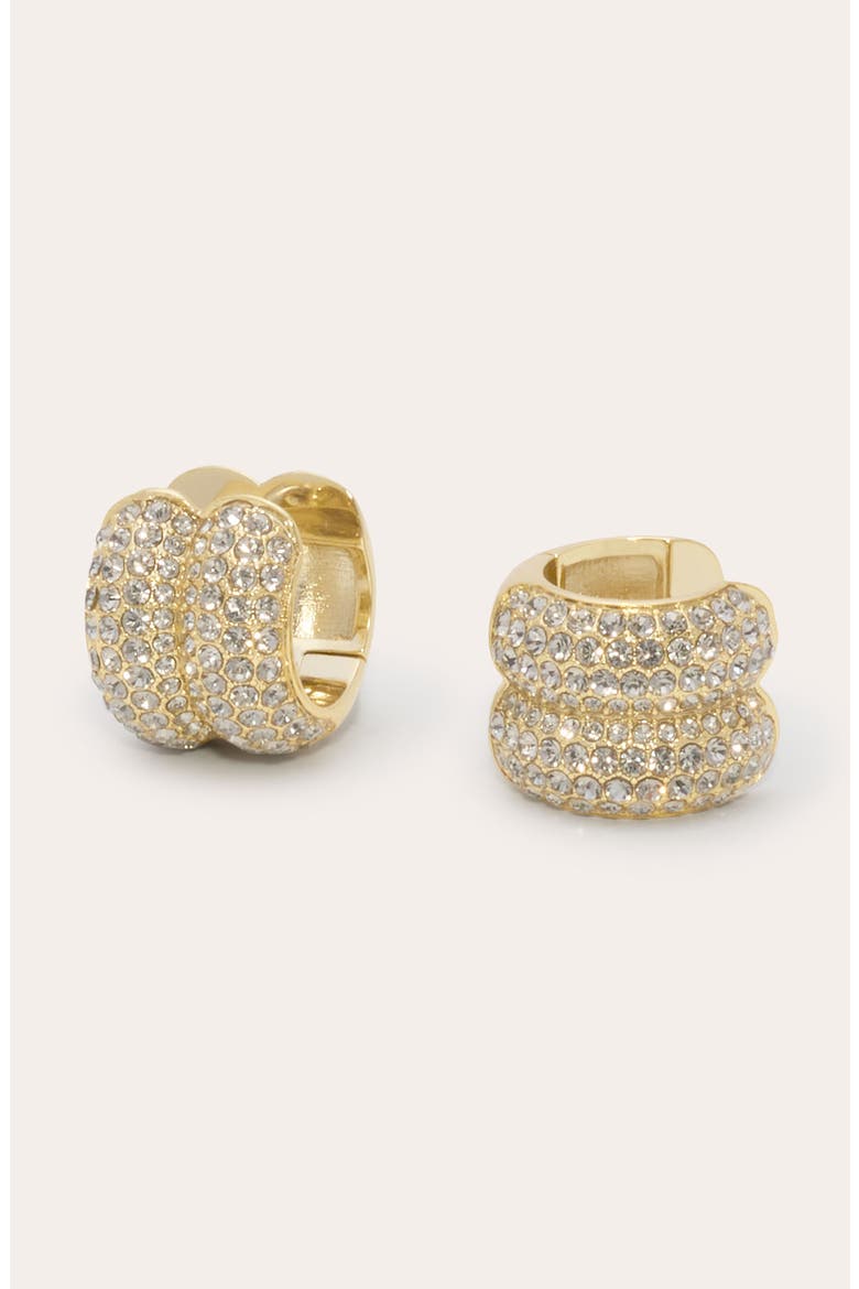 Khatia Huggie Hoop Earrings, Alternate, color, SILK/ GOLD