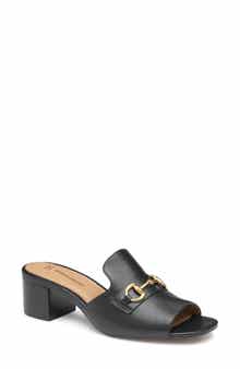 Johnston & Murphy Edith Block Heel Sandal