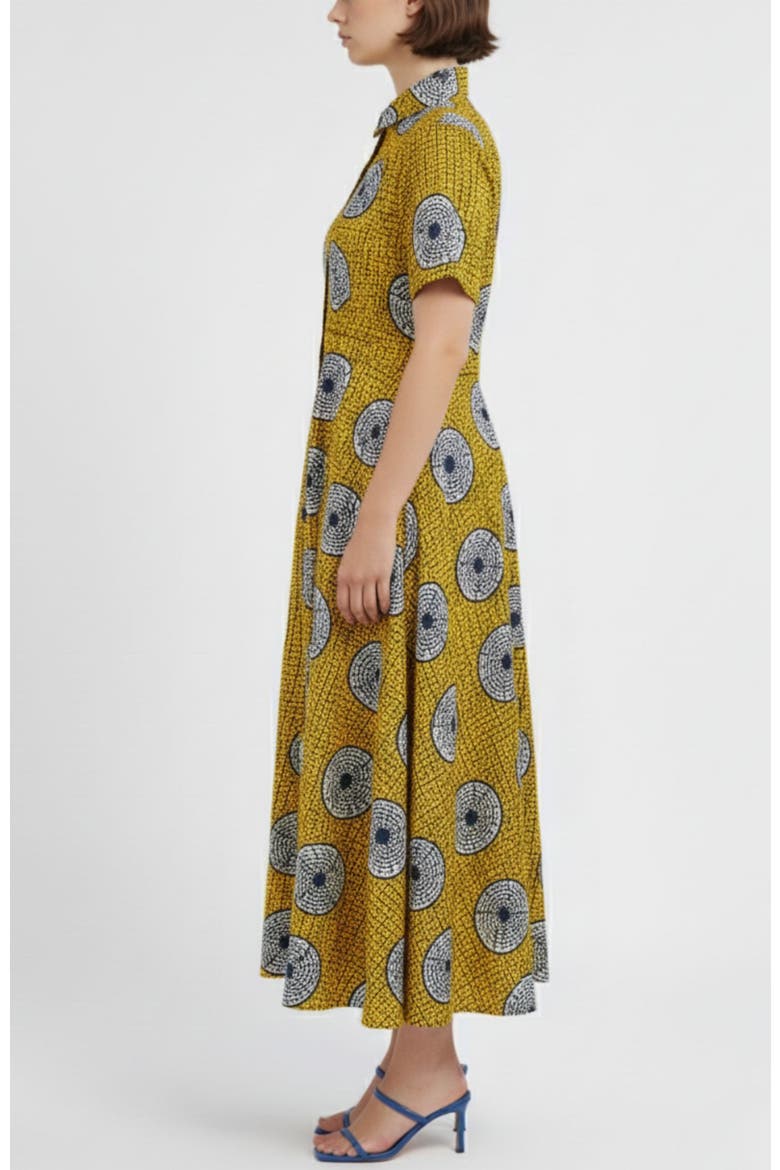 Feyi Shirt Dress, Alternate, color, Yellow