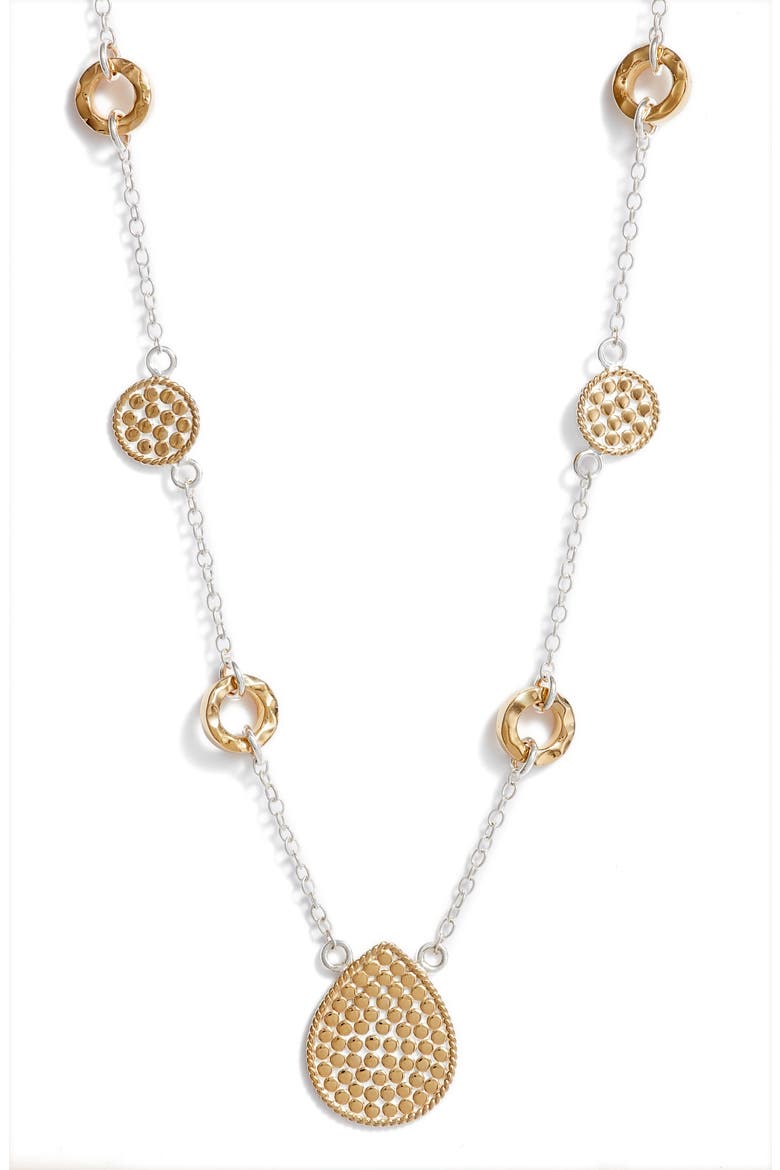 Drop Collar Necklace (Nordstrom Exclusive), Main, color, GOLD/ SILVER