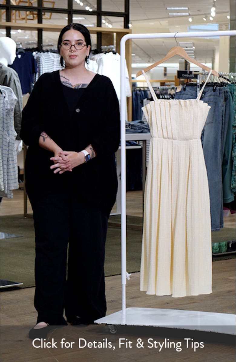 Sunny Pleated Crinkle Dress
