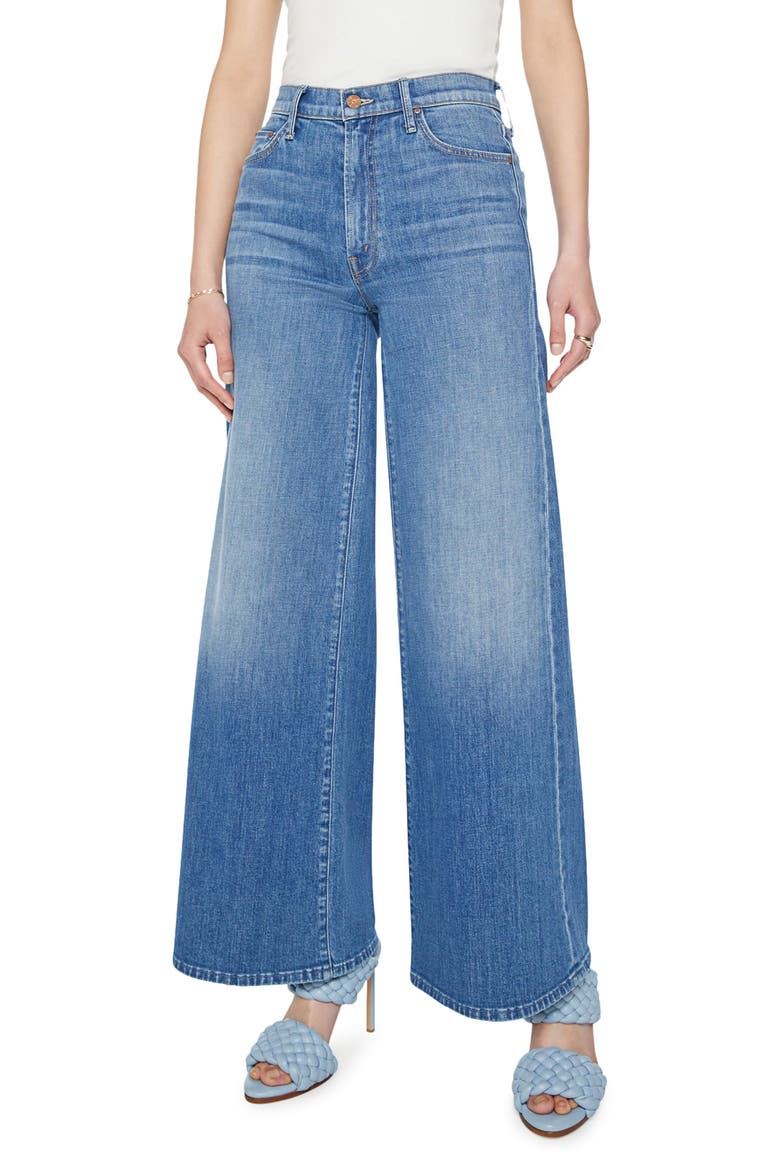 The Undercover High Waist Wide Leg Jeans, Main, color, NEW SHERIFF IN TOWN
