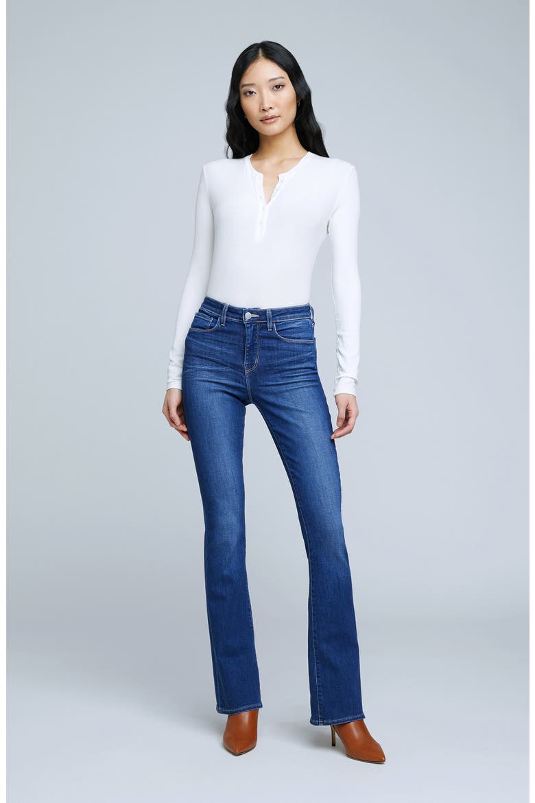 Selma Sleek Baby Bootcut Jeans, Alternate, color, COLTON