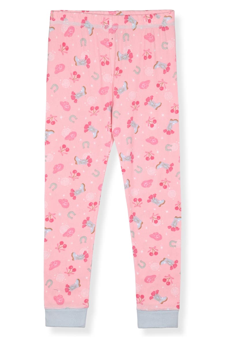 Kids' Snug Fit Pajamas and Scrunchie Set, Alternate, color, PINK