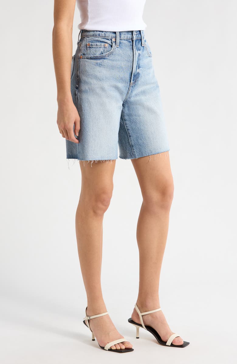 Pistola Kaylee Cutoff Bermuda Denim Shorts, Alternate, color,